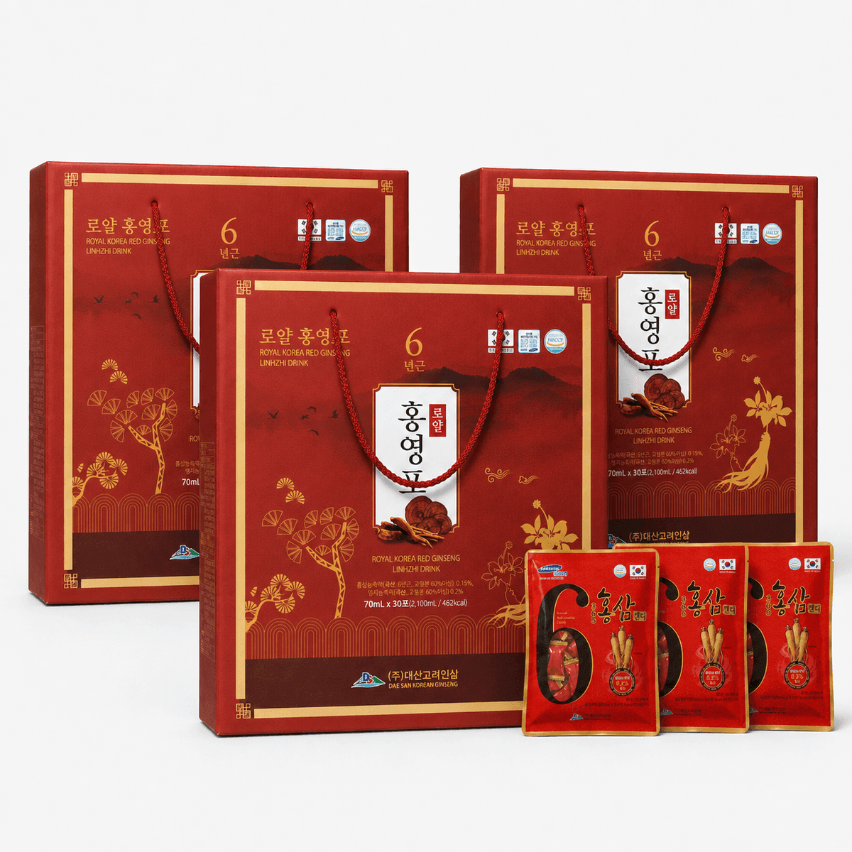 3 hộp — 90 gói